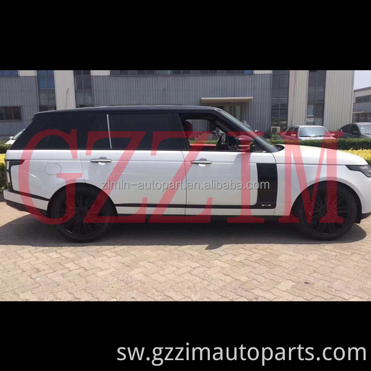 2018 auto gari trim kit nyeusi na fedha kwa 2018 rr v*gue